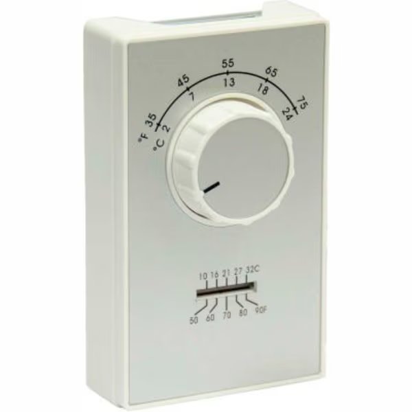 TPI Line Voltage Thermostat Single Pole Heat Only, Tpi Industrial, Mfr#: ET9S4TS